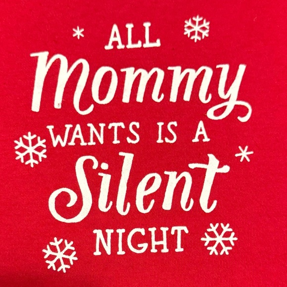 All Mommy Wants is a Silent Night Onesie - Picture 2 of 2